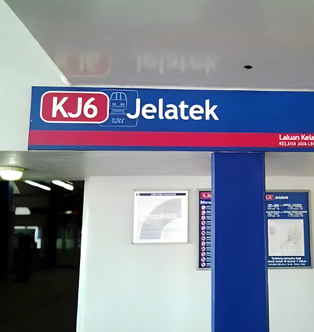 Jelatek LRT Station integrated with Astrum Ampang